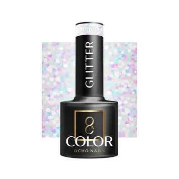 Mega Beauty Shop® Gel polish 5ml.  glitter G01 TPO -free
