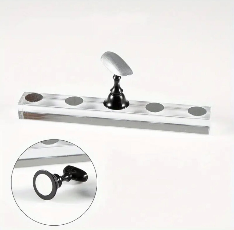 Mega Beauty Shop® Tiphouder/Presentatiehouder zwart