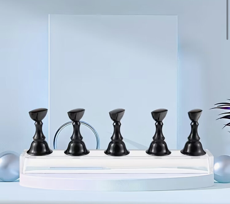 Mega Beauty Shop® Tiphouder/Presentatiehouder zwart