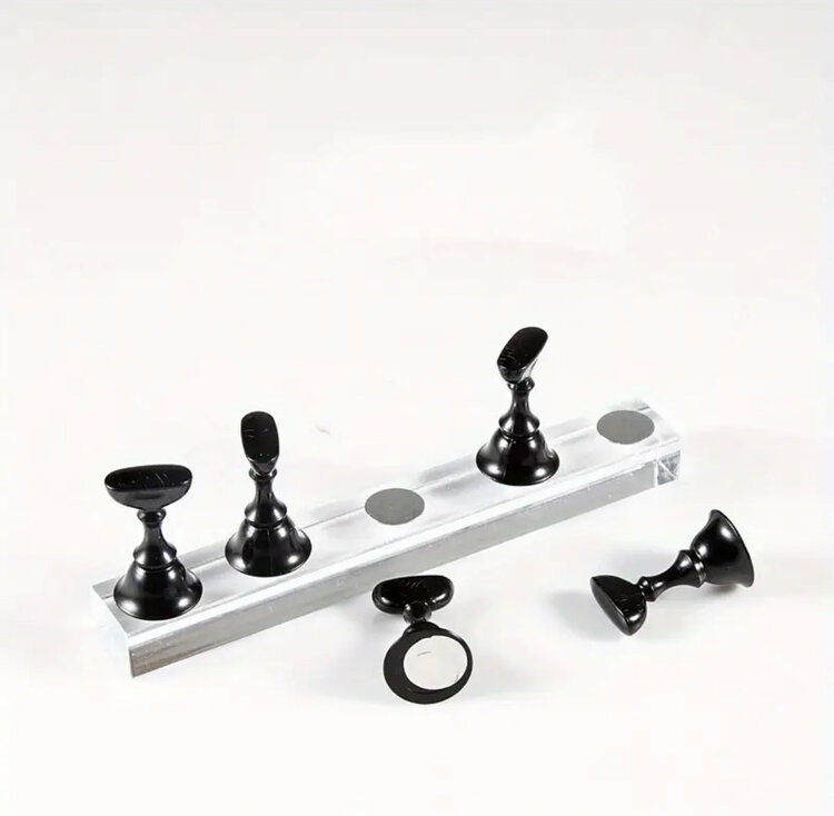 Mega Beauty Shop® Tiphouder/Presentatiehouder zwart