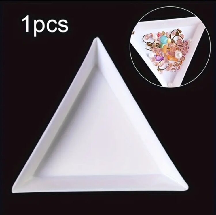 Mega Beauty Shop® Rhinestone bakje wit