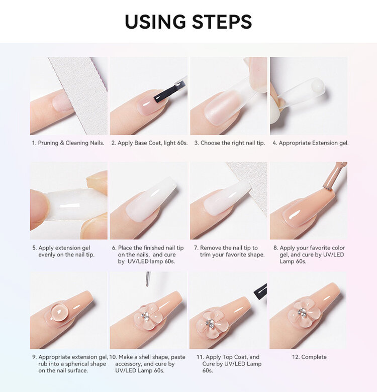 Mega Beauty Shop® Sculpting  3d gel wit/milky 15gram TPO free