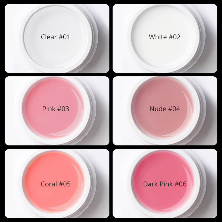 Mega Beauty Shop® Sculpting  3d gel wit/milky 15gram TPO free