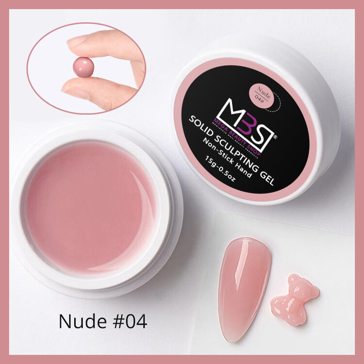 Mega Beauty Shop® Sculpting  3d gel nude 15gram TPO free