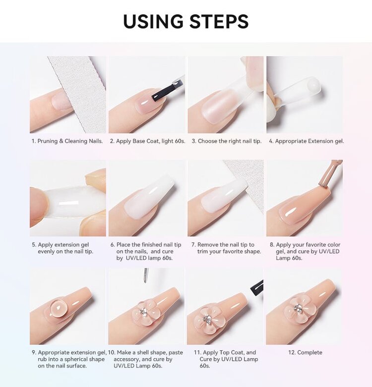 Mega Beauty Shop® Sculpting  3d gel coral 15gram TPO free