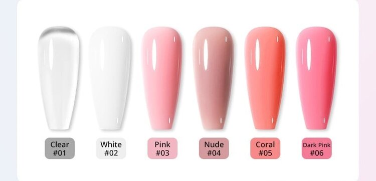 Mega Beauty Shop® Sculpting  3d gel coral 15gram TPO free