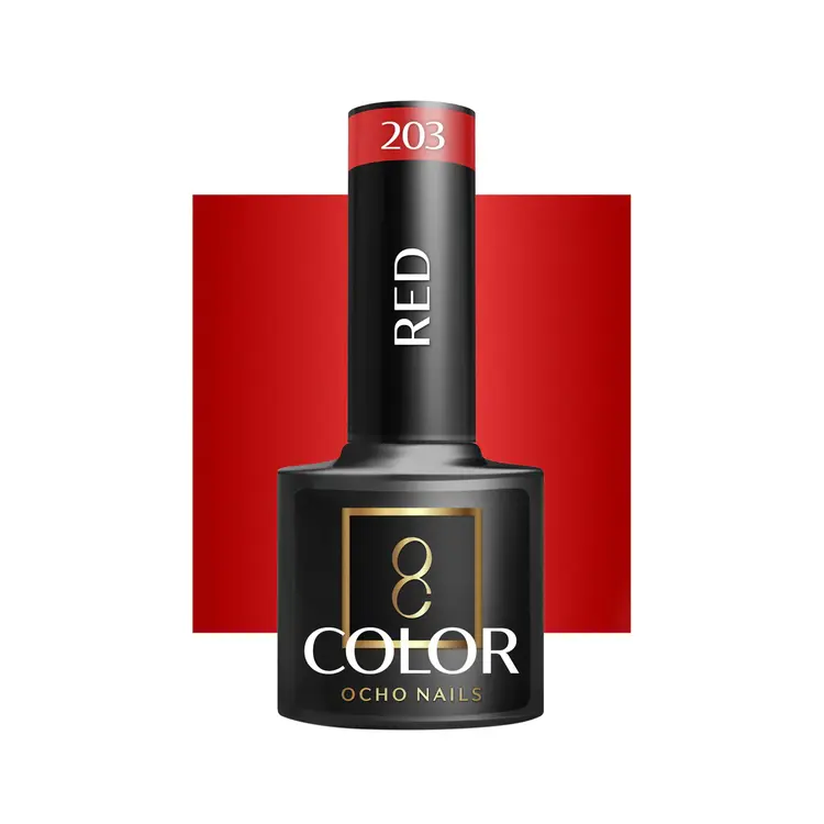 Mega Beauty Shop® Gel polish 5ml. Red 203 TPO -free