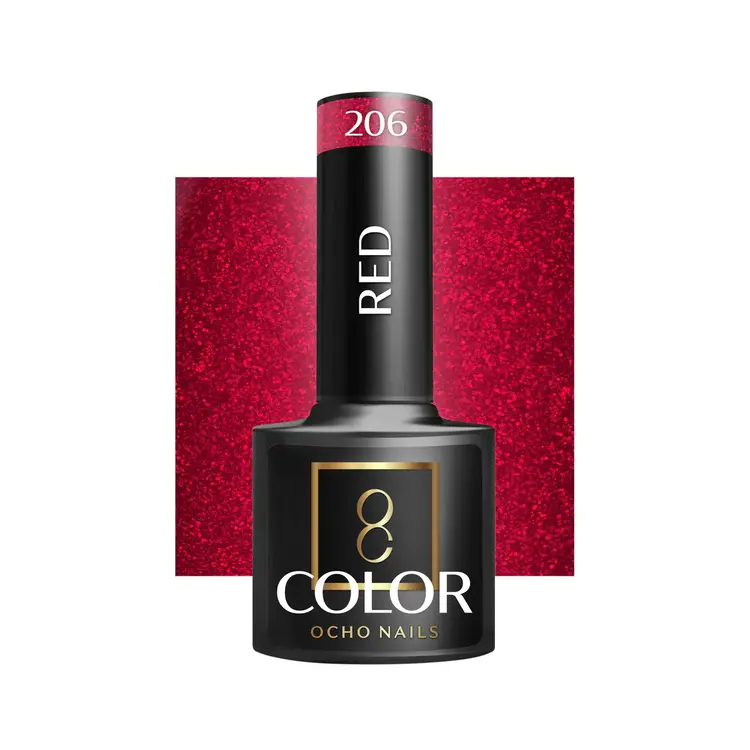 Mega Beauty Shop® Gel polish 5ml. Red 206 TPO -free
