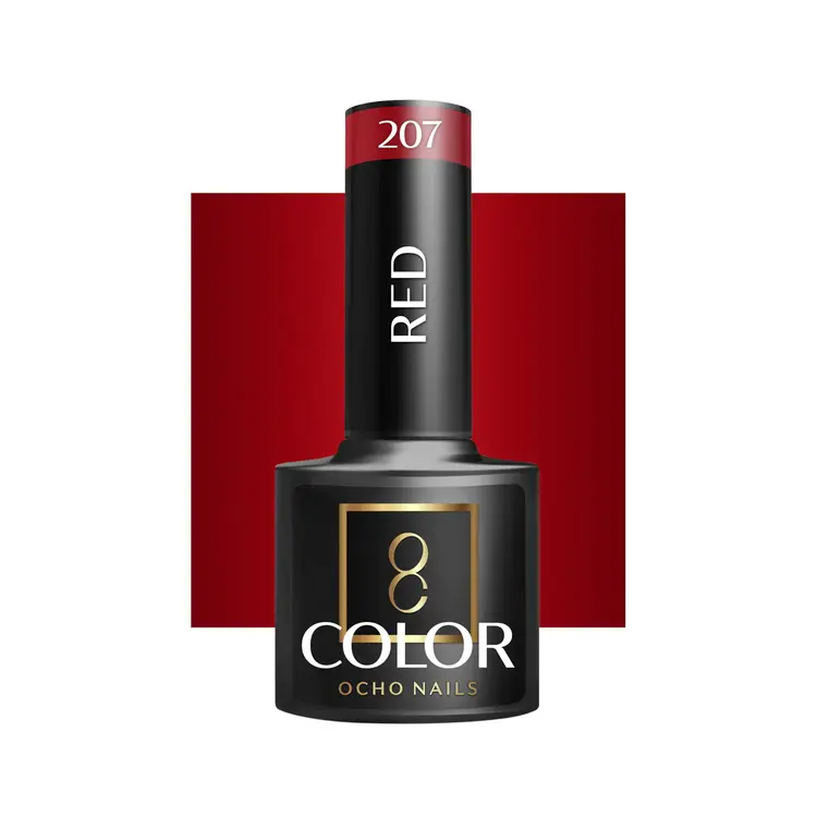 Mega Beauty Shop® Gel polish 5ml. Red 207 TPO -free