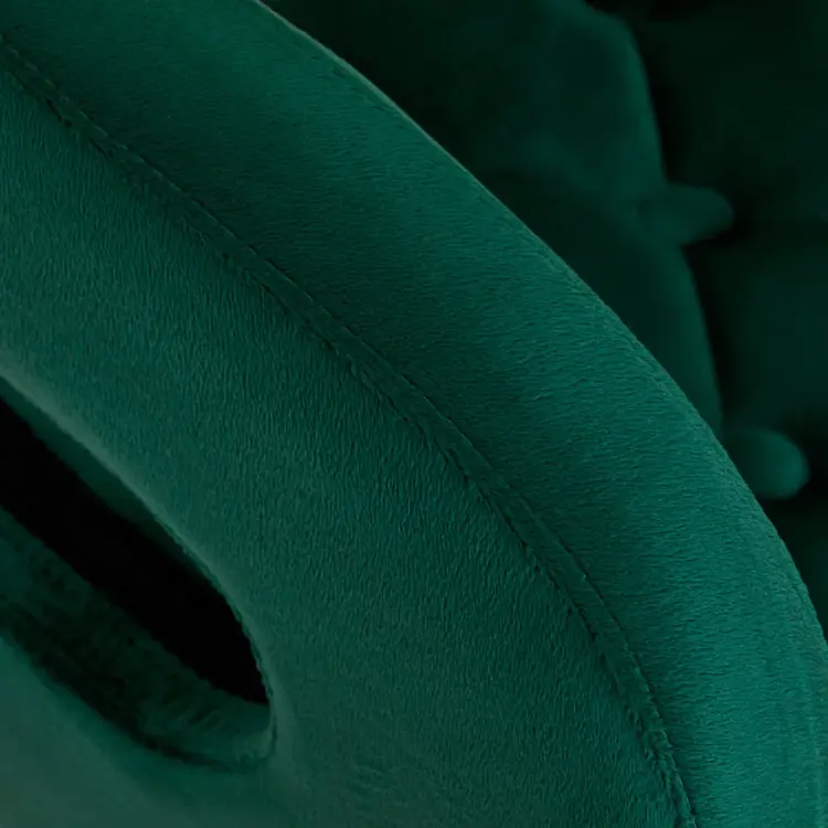 Mega Beauty Shop® Draaistoel LUX groen fluweel