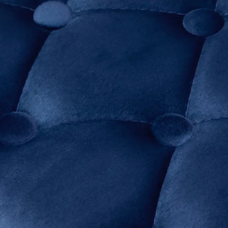 Mega Beauty Shop® Draaistoel LUX marineblauw fluweel