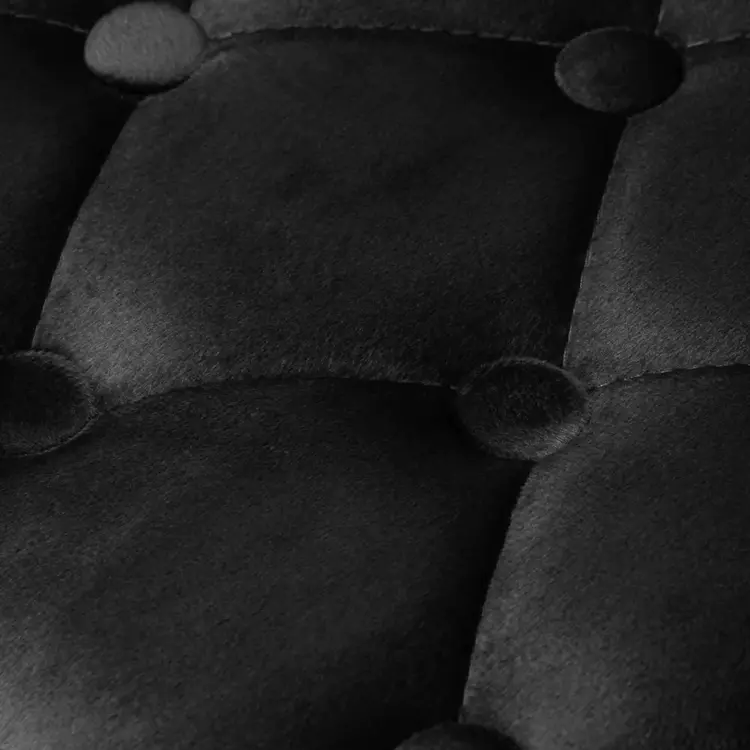 Mega Beauty Shop® Draaistoel LUX zwart fluweel