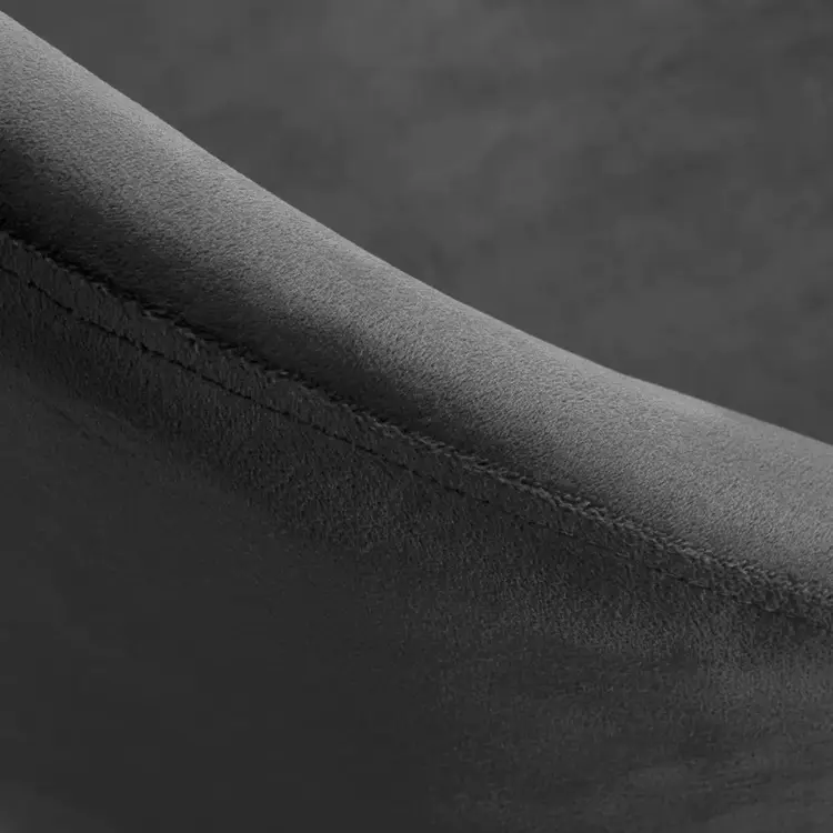 Mega Beauty Shop® Draaistoel LUX grijs fluweel