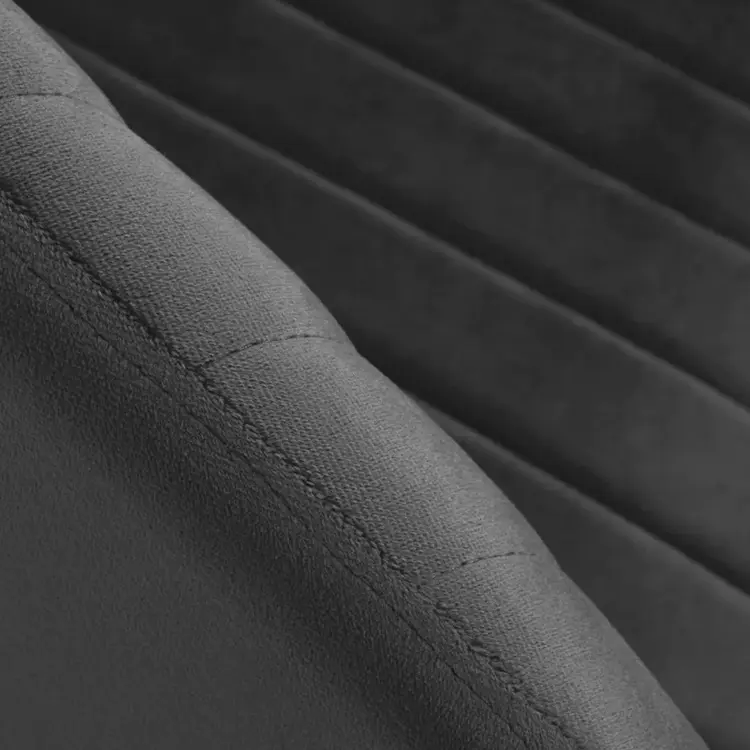 Mega Beauty Shop® Draaistoel LUX grijs fluweel