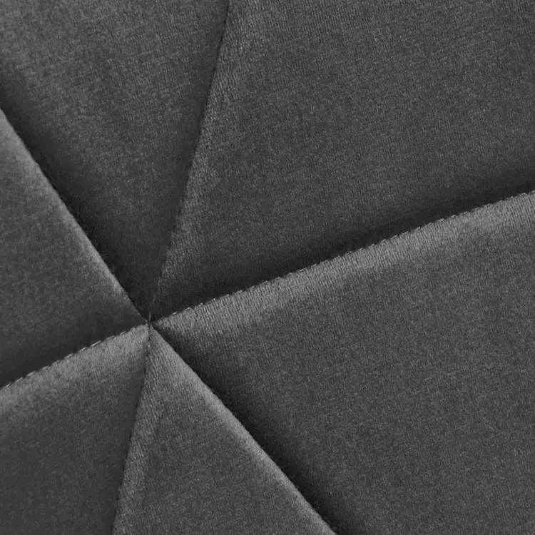 Mega Beauty Shop® Stoel LUX Grijs Fluweel