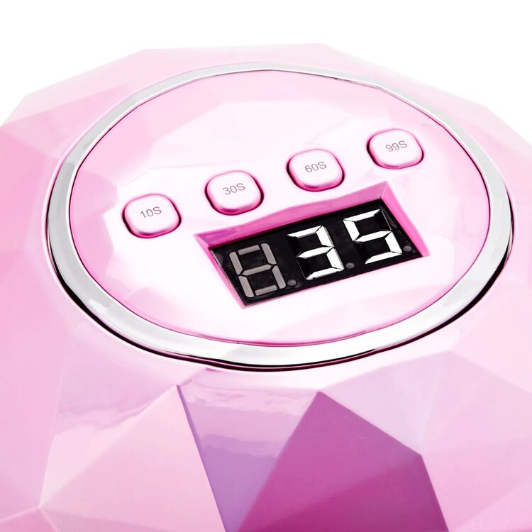 Mega Beauty Shop® UV LED lamp  Shiny roze 86W