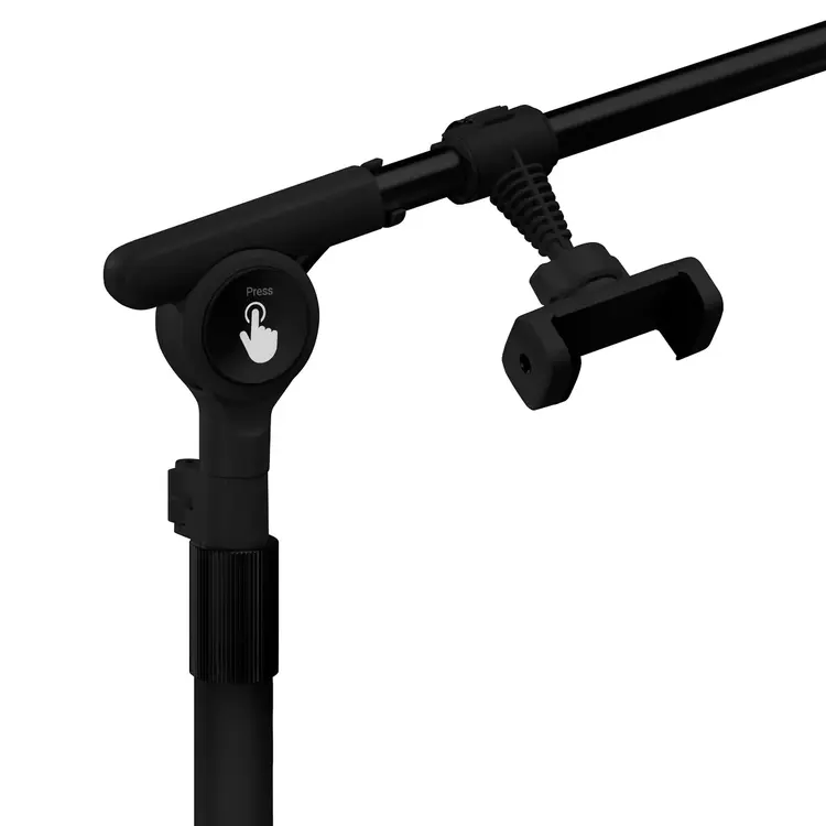 Mega Beauty Shop® Half Moon Light LED Moonlight Zwart met statief