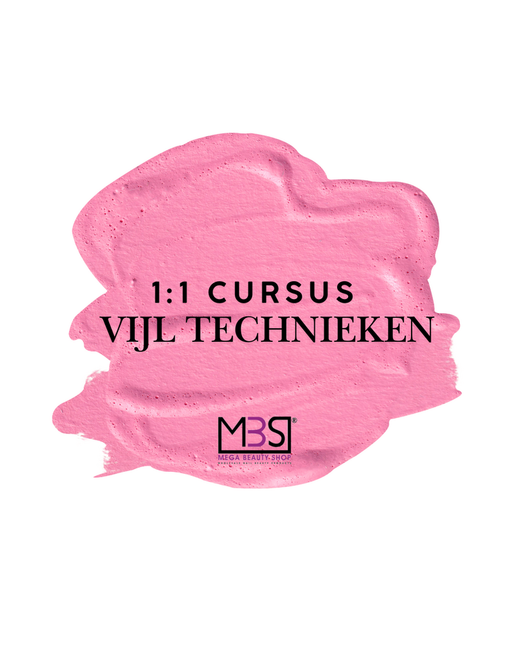 Mega Beauty Shop®  1-daagse cursus Vijltechnieken 1 op 1 €399,- incl. BTW