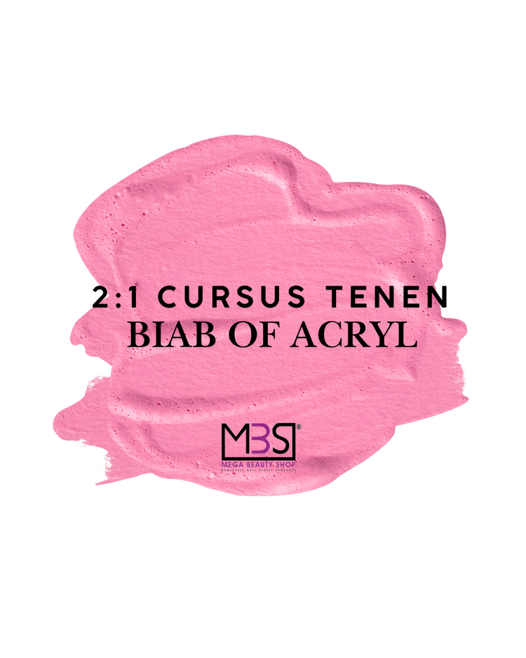Mega Beauty Shop® Biab of acryl op de tenen 2:1 €199,00,- incl. BTW