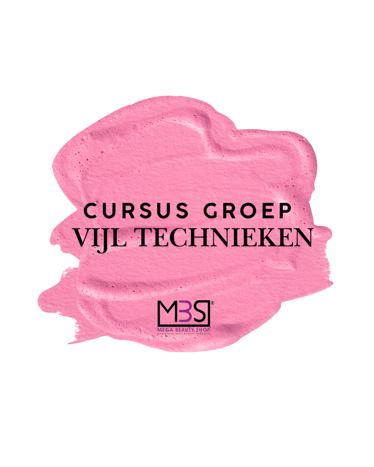 Mega Beauty Shop® Cursus Vijltechnieken €119,- incl. BTW