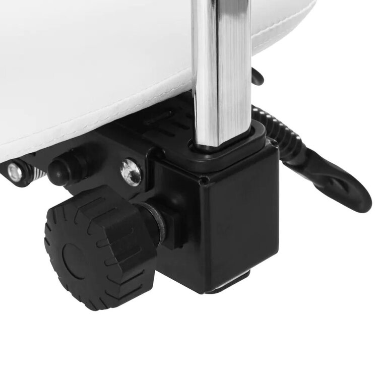 Mega Beauty Shop® Zadelkruk met rugleuning - Wit