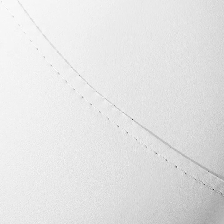 Mega Beauty Shop® Zadelkruk met rugleuning - Wit