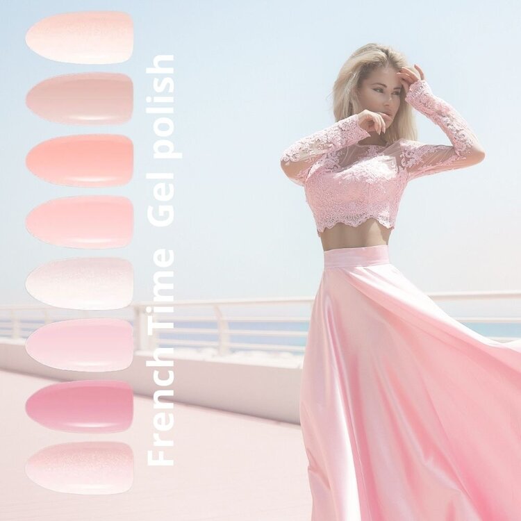 Mega Beauty Shop® Gel polish 5ml. French time  nr.7  (TPO -free)