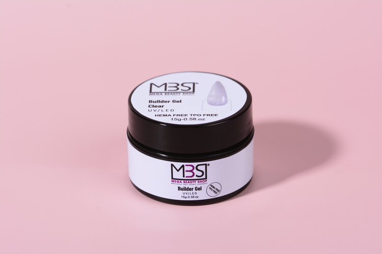 Mega Beauty Shop® Builder gel clear 15ml. HEMA & TPO free