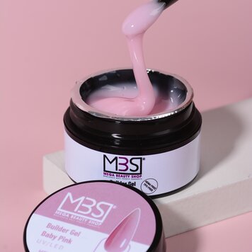 Mega Beauty Shop® Builder gel Baby Pink 15ml. HEMA & TPO free