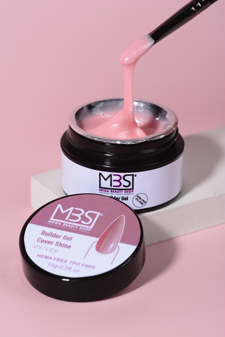 Mega Beauty Shop® Builder gel cover shine 30ml. HEMA & TPO free