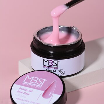 Mega Beauty Shop® Builder gel Pink mask 30ml. HEMA & TPO free