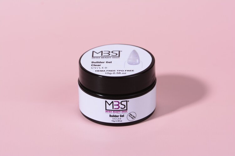Mega Beauty Shop® Builder gel clear 30ml. HEMA & TPO free