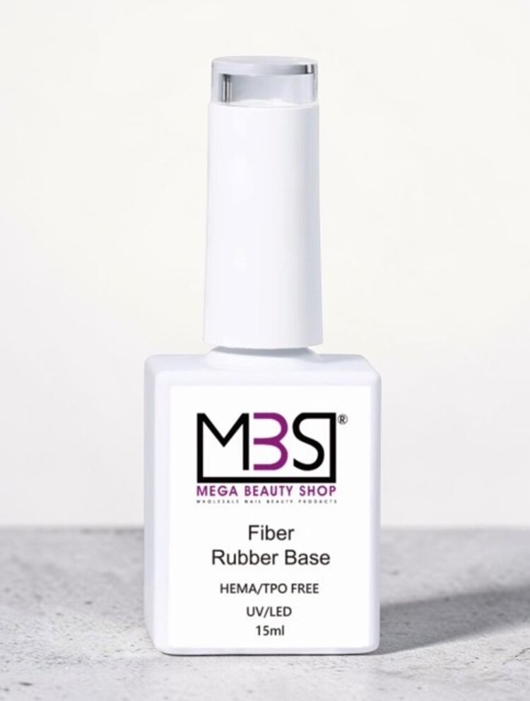 Mega Beauty Shop®  Fiber rubber base 15ml.   HEMA & TPO free