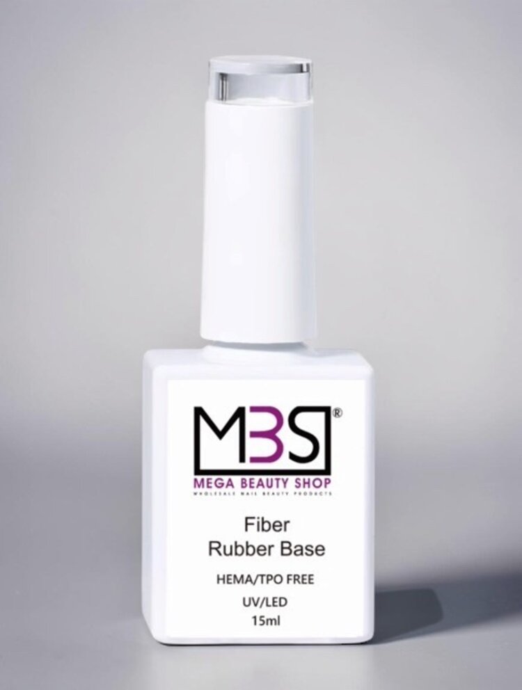 Mega Beauty Shop®  Fiber rubber base 15ml.   HEMA & TPO free