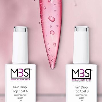 Mega Beauty Shop® Water drop topcoat 12ml.  HEMA & TPO free