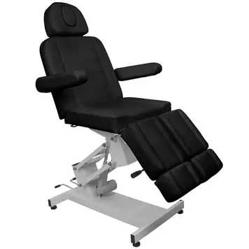 Mega Beauty Shop® Elektrische Behandelstoel PRO Zwart (1 motor)
