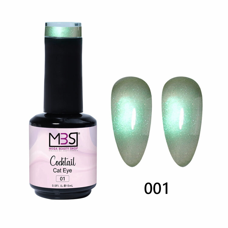 Mega Beauty Shop® Cat Eye Cocktail gel polish 15ml. TPO free (01)