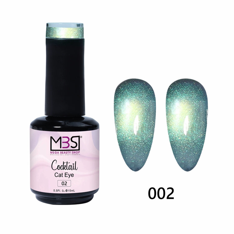 Mega Beauty Shop® Cat Eye Cocktail gel polish 15ml. TPO free (02)