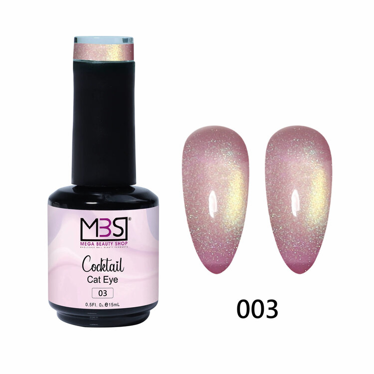 Mega Beauty Shop® Cat Eye Cocktail gel polish 15ml. TPO free (03)