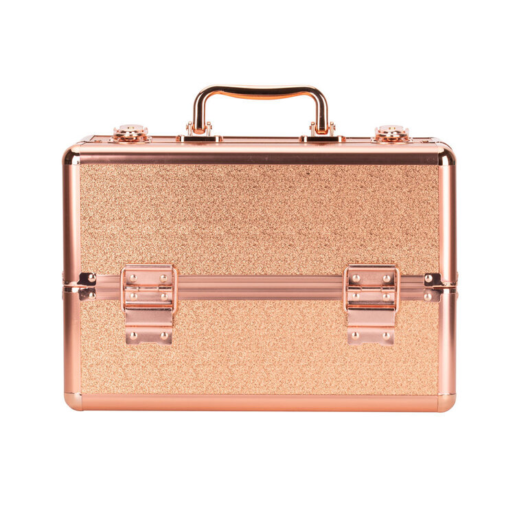 Mega Beauty Shop® Aluminium Koffer Rosé Gold  (523)