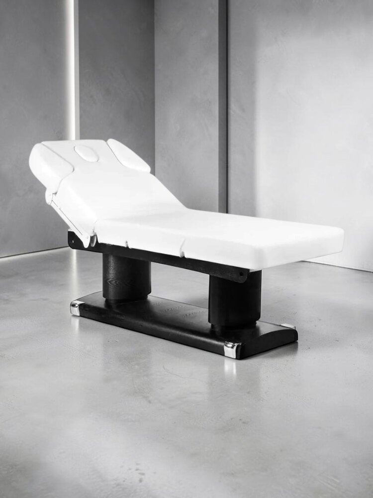 Mega Beauty Shop® Behandelbed SPA  wit/zwart met 4 motoren