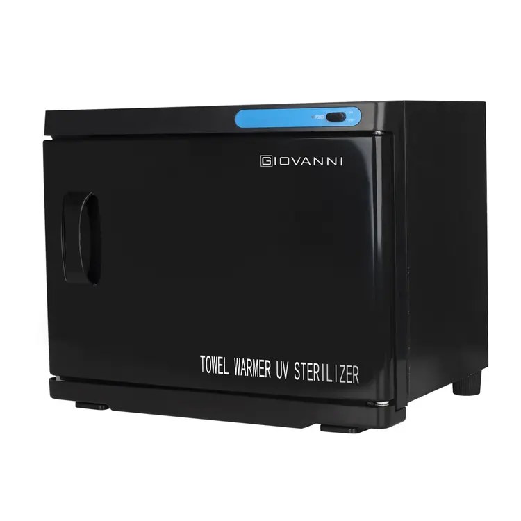 Mega Beauty Shop® Handdoekverwarmer met UV-C 23 l sterilisator zwart