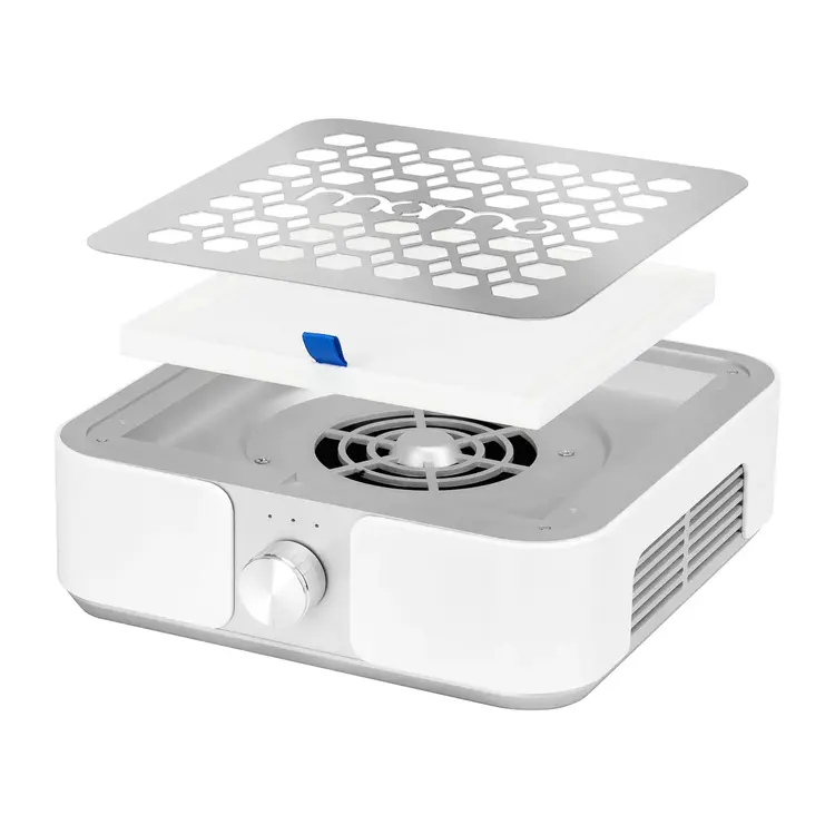 Merkloos Stofafzuiger Wit/Zilver 60W