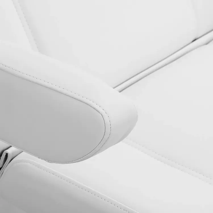 Mega Beauty Shop® Elektrische behandelstoel Wit  Pedi  (3 motoren)