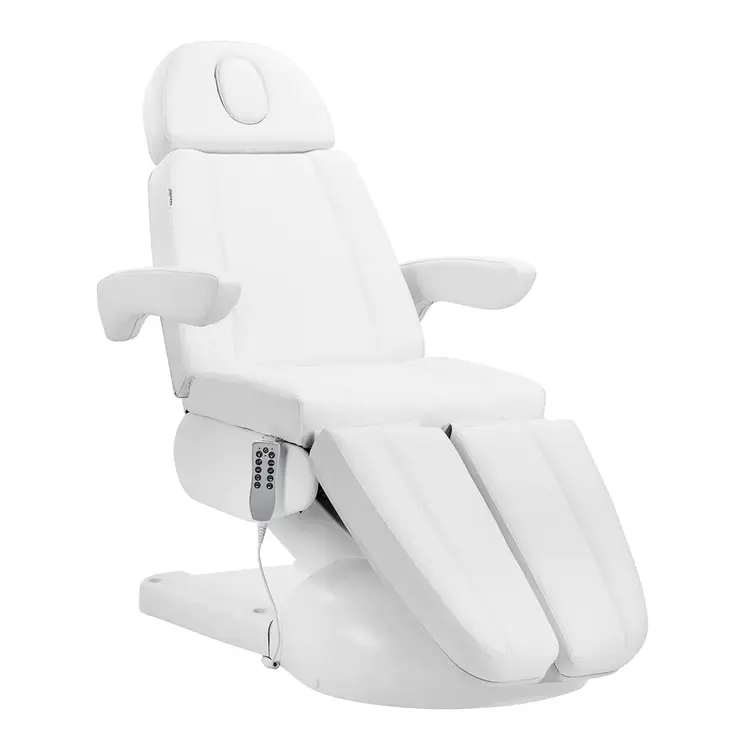 Mega Beauty Shop® Elektrische behandelstoel Wit  Pedi  (3 motoren)