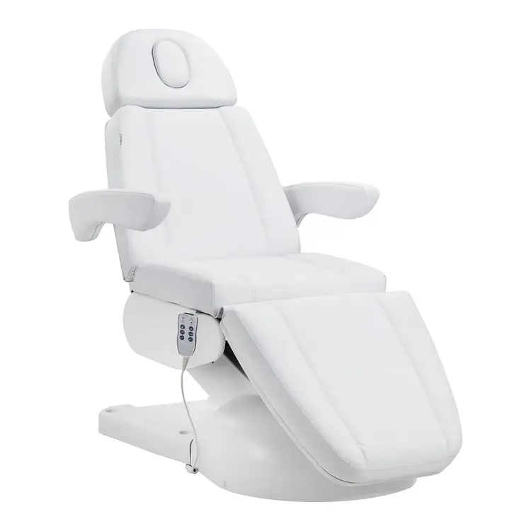 Mega Beauty Shop® Elektrische behandelstoel Wit  (3 motoren)