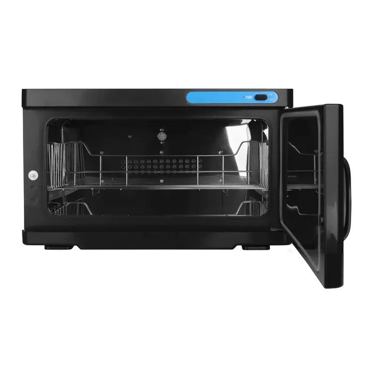 Mega Beauty Shop® Handdoekverwarmer met UV-C 23 l sterilisator zwart