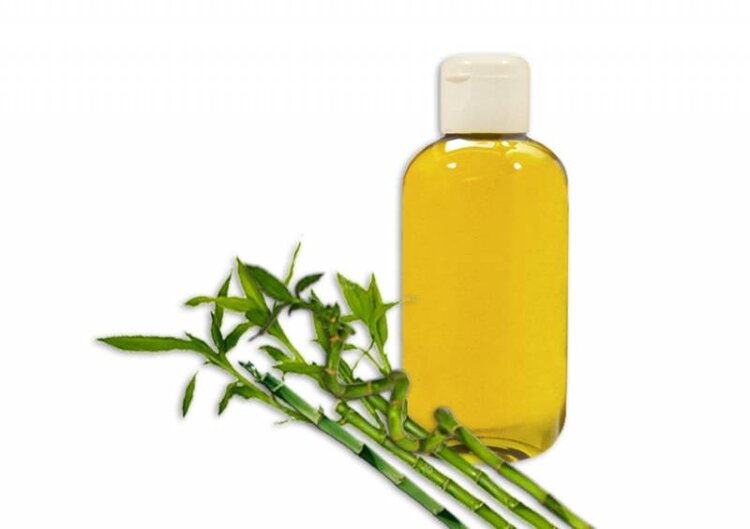 DeOliebaron Bamboe Massage Olie 1000 ml + pomp