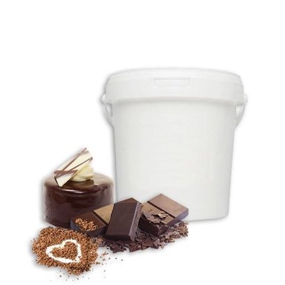 DeOliebaron Chocolade pakking / rasul (kant en klaar) 1kg.