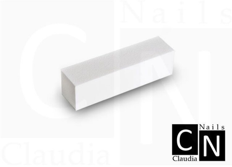 Merkloos Nagel polijst blok  Wit